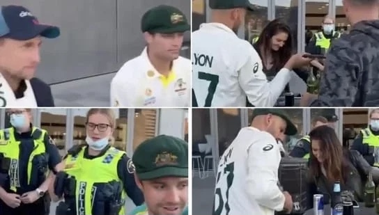 Watch: England and Australian players kicked out of post-Ashes party by police
