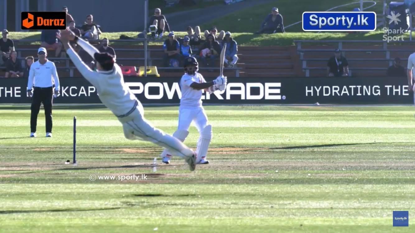 Watch: Devon Conway takes a stunning catch to dismiss Kusal Mendis