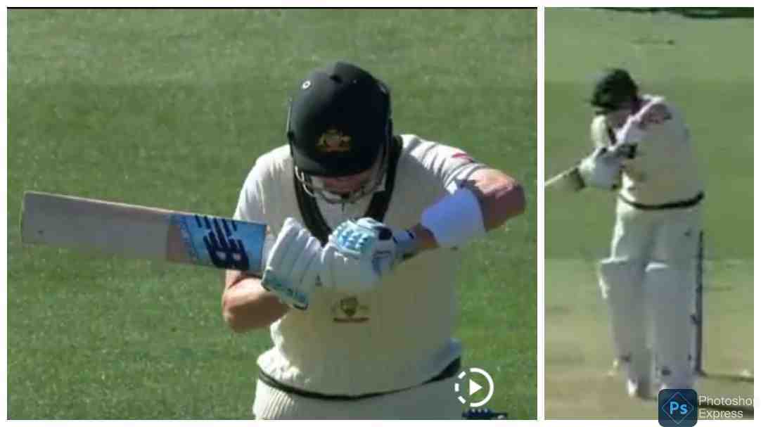 “Let’s try batting without a bat ” Smith fails again